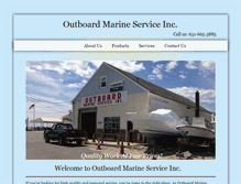 Tablet Screenshot of outboardmarineservice.com